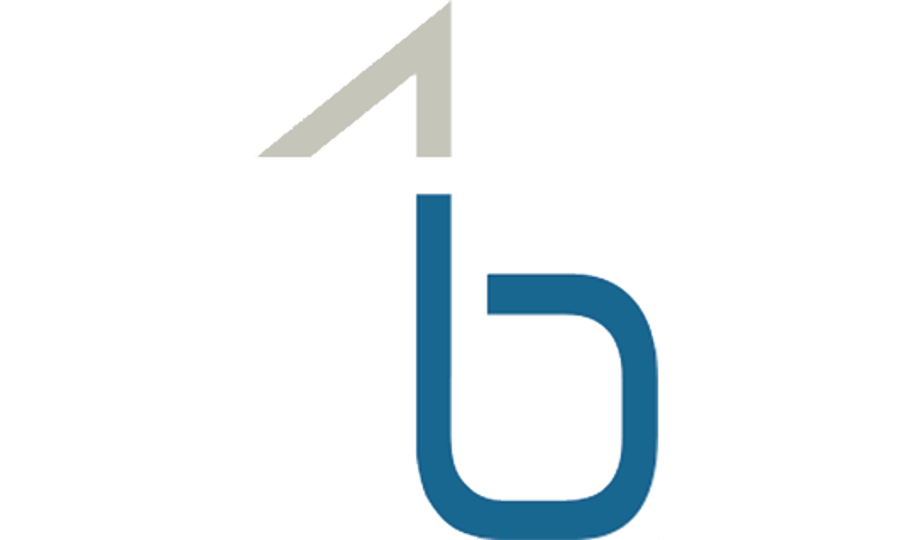 Kundenlogo mit stilisiertem b