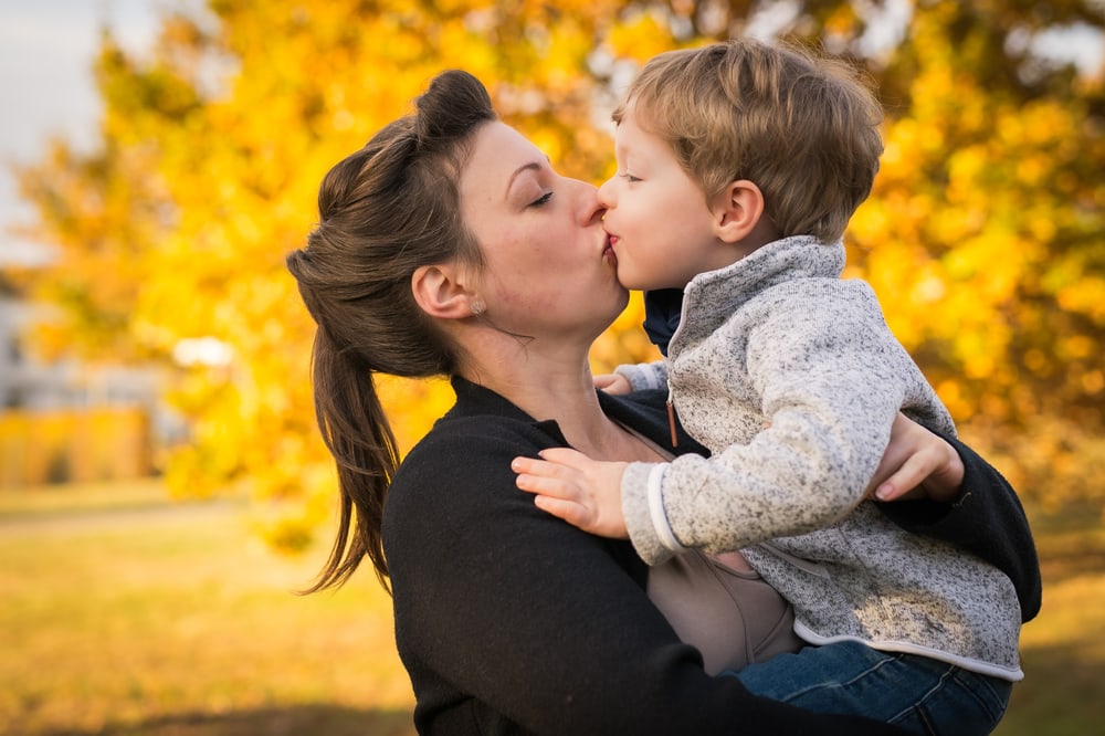 Ungestellter Moment aus einem Familienshooting