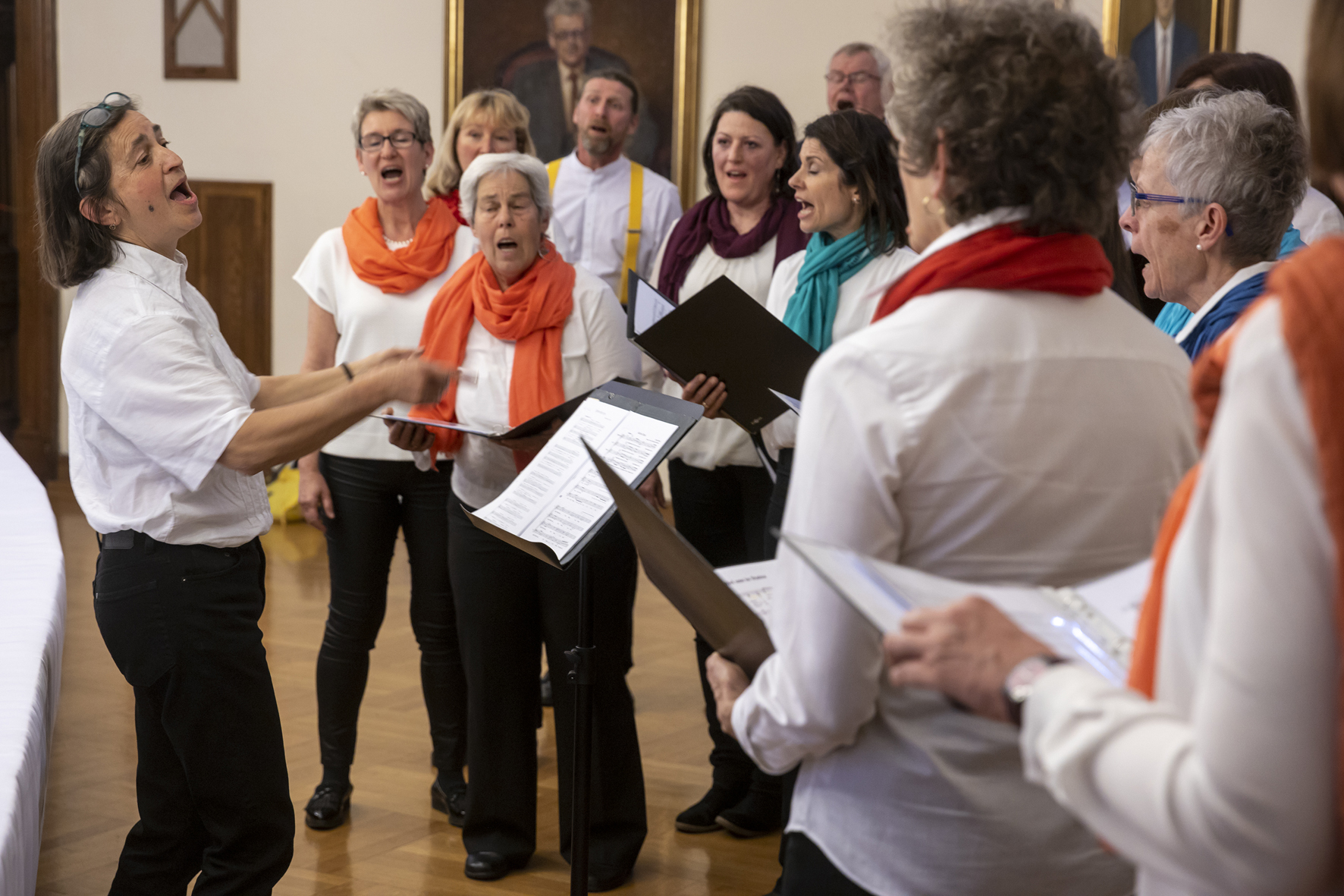 Chorgemeinschaft Stainz in the Rathaus Graz, Long Night of Choirs, Voices of Spirit 2023