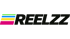 REELZZ-Logo mit einem farbigen Balken aus Grün, Blau, Gelb und Magenta.