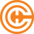 Orangefarbenes Logo: ein Kreis mit zwei darin verschachtelten Buchstaben „C“ und einem „H“ in der Mitte.
