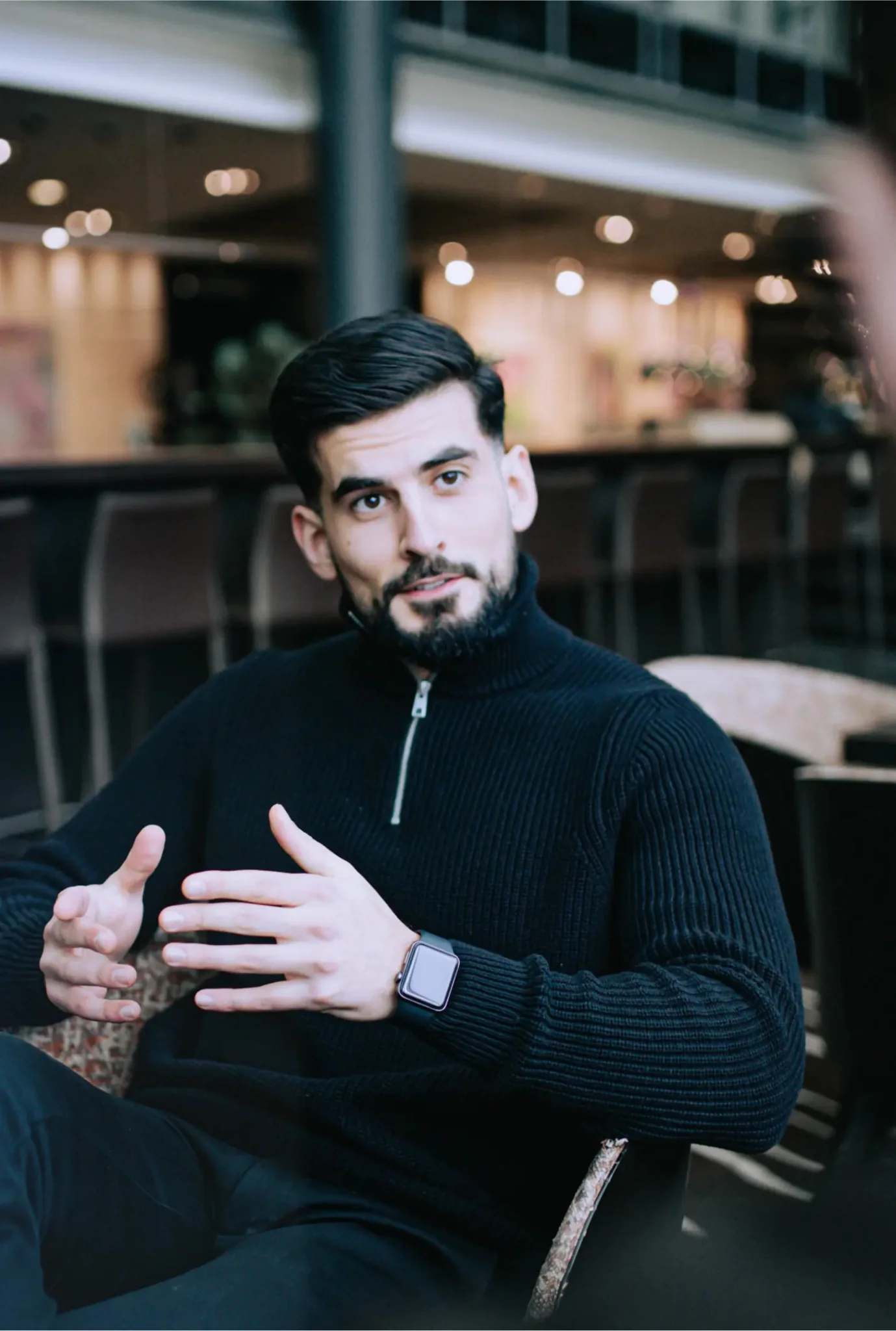 Tanyel Cayir, Inhaber von Morgenwind Sales, im Gespräch