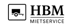 Logo mit Anhänger-Symbol und dem Text "HBM MIETSERVICE".