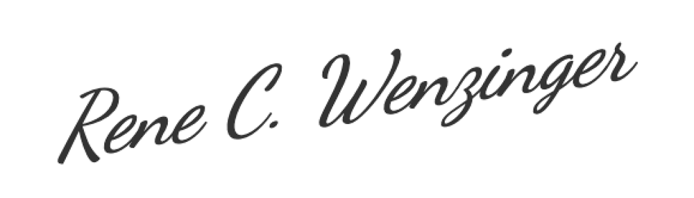 Unterschrift von Rene Wenzinger