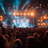 Großveranstaltung mit beeindruckender Lichttechnik und Menschenmenge vor einer Bühne – professionelle Eventausstattung von FA Eventtechnik