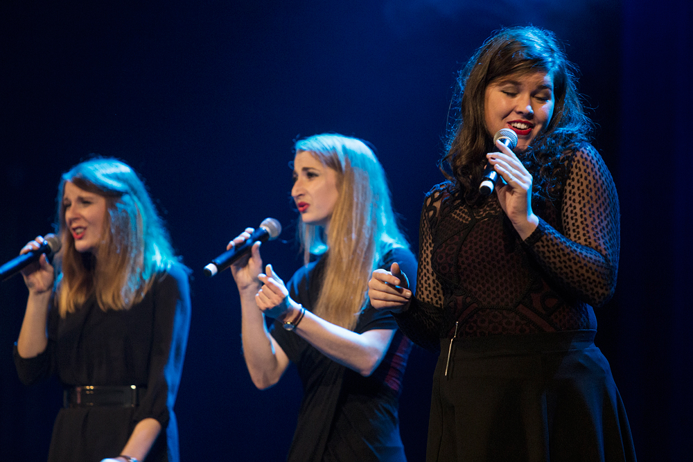 The Graz vocal group Chilli da Mur at the Late Night Concert, Voices of Spirit 2015, Graz