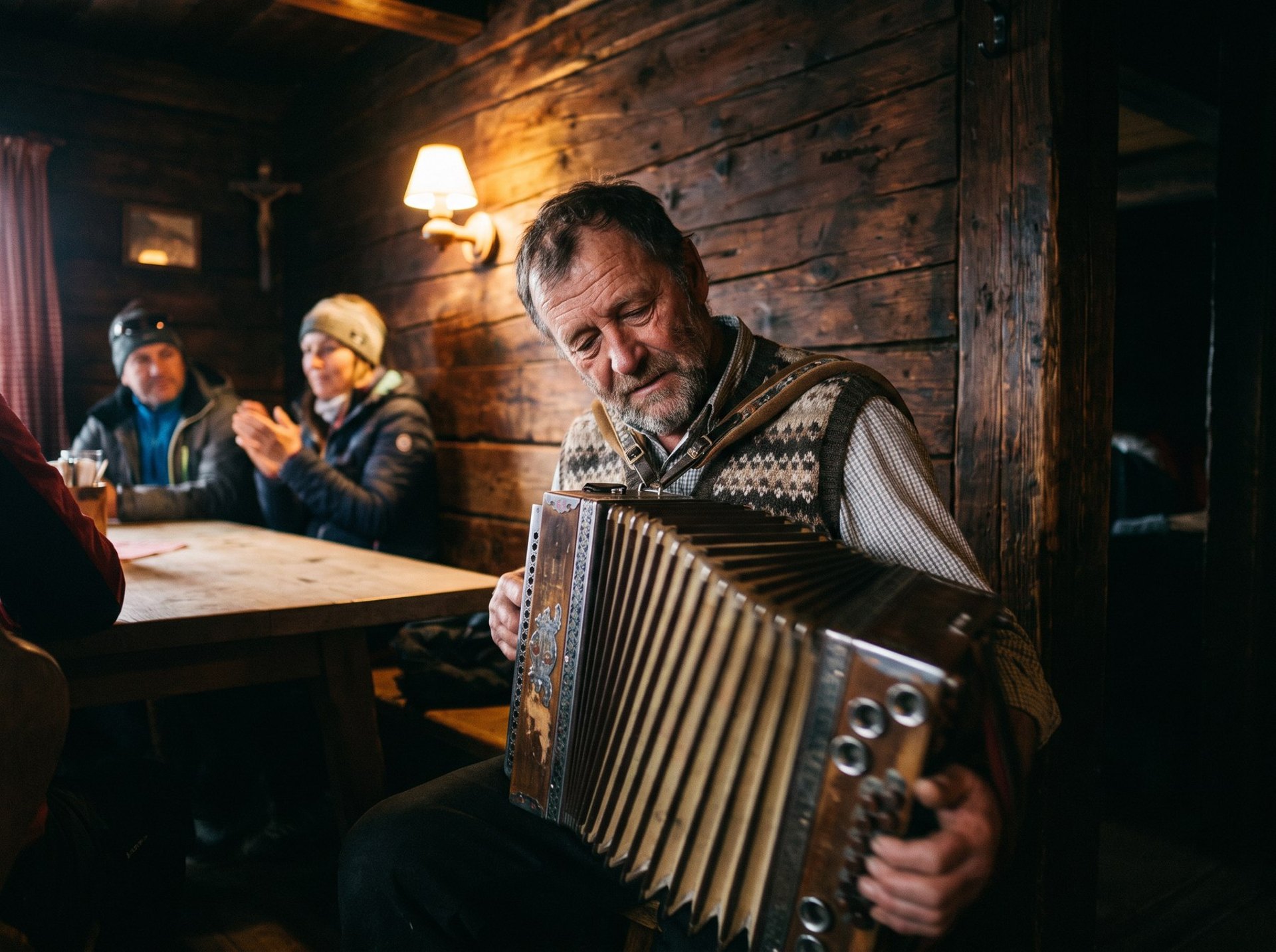 Zünftige Live Musik im Chalet