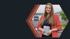 Junge Frau im roten Blazer hält eine gerollte technische Zeichnung vor einem Gebäude.