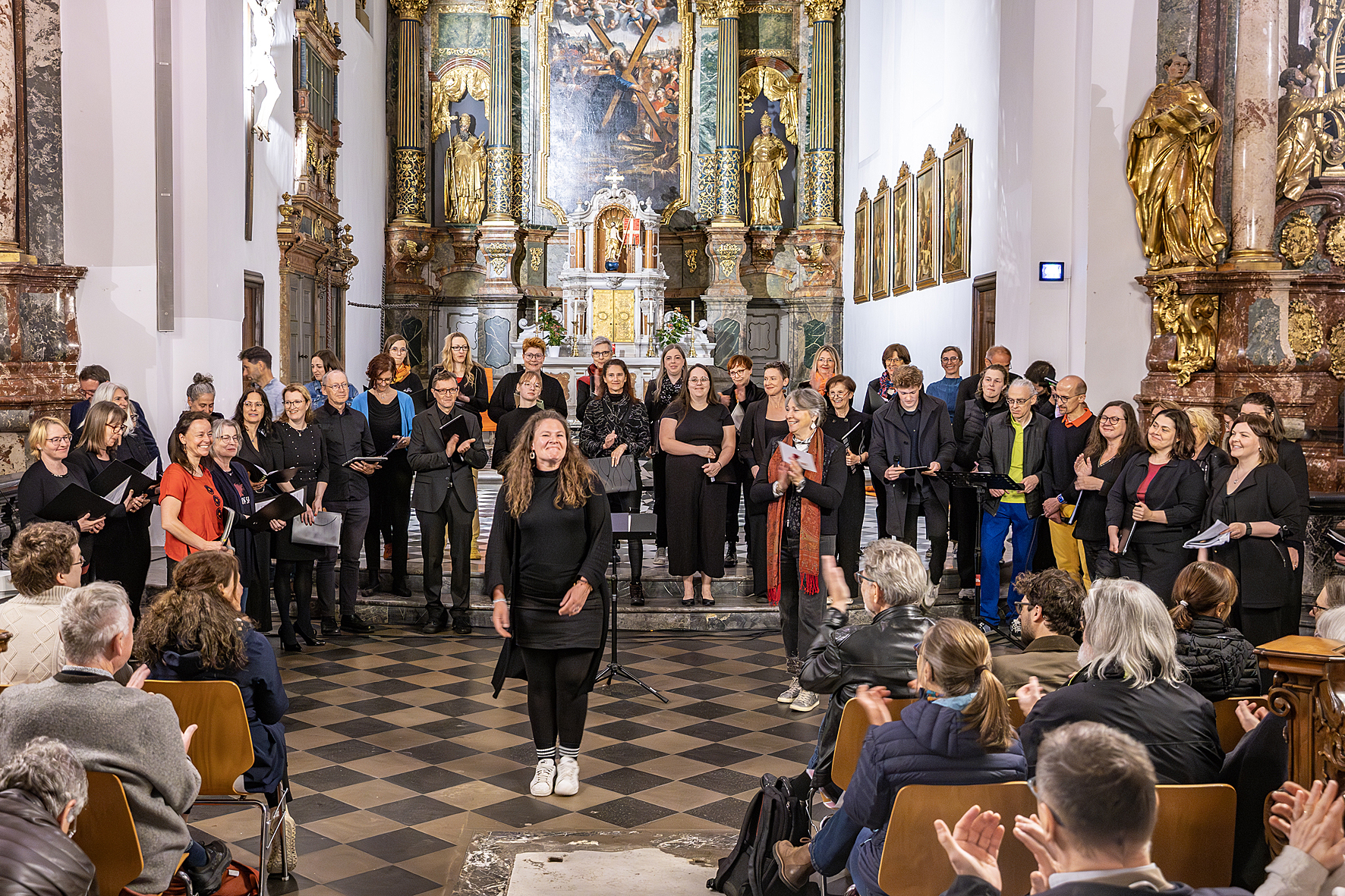 Projektchor Pop and Jazz at the concert Sound and Groove in the Andräkirche, Voices of Spirit 2026, Graz