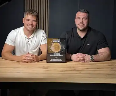 Steffen Abele und Andreas Matuska mit Agentur Award
