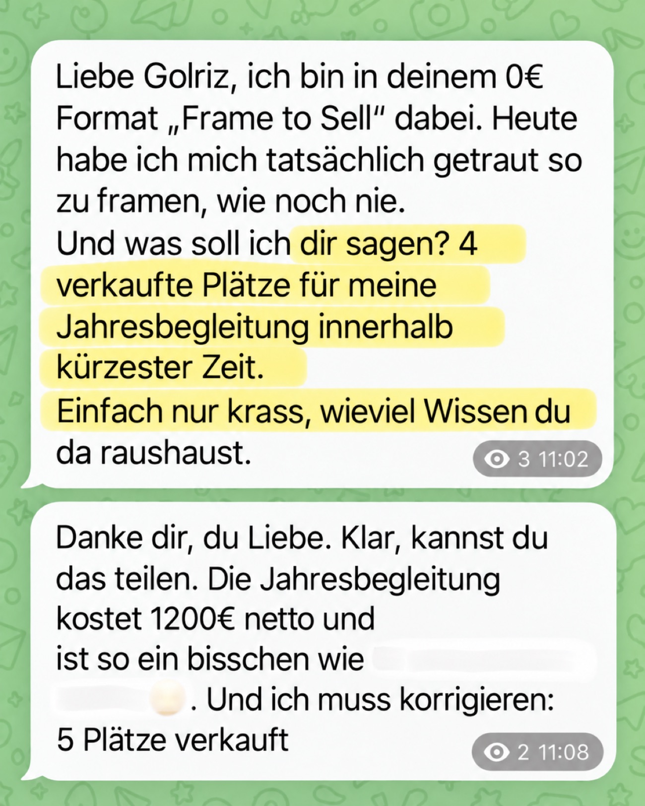 Feedback von Teilnehmerinnen 3