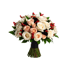 Trauerfloristik: stilvolles Blumengesteck mit weißen Rosen