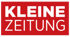 Rotes Logo mit weißem Text "KLEINE ZEITUNG".