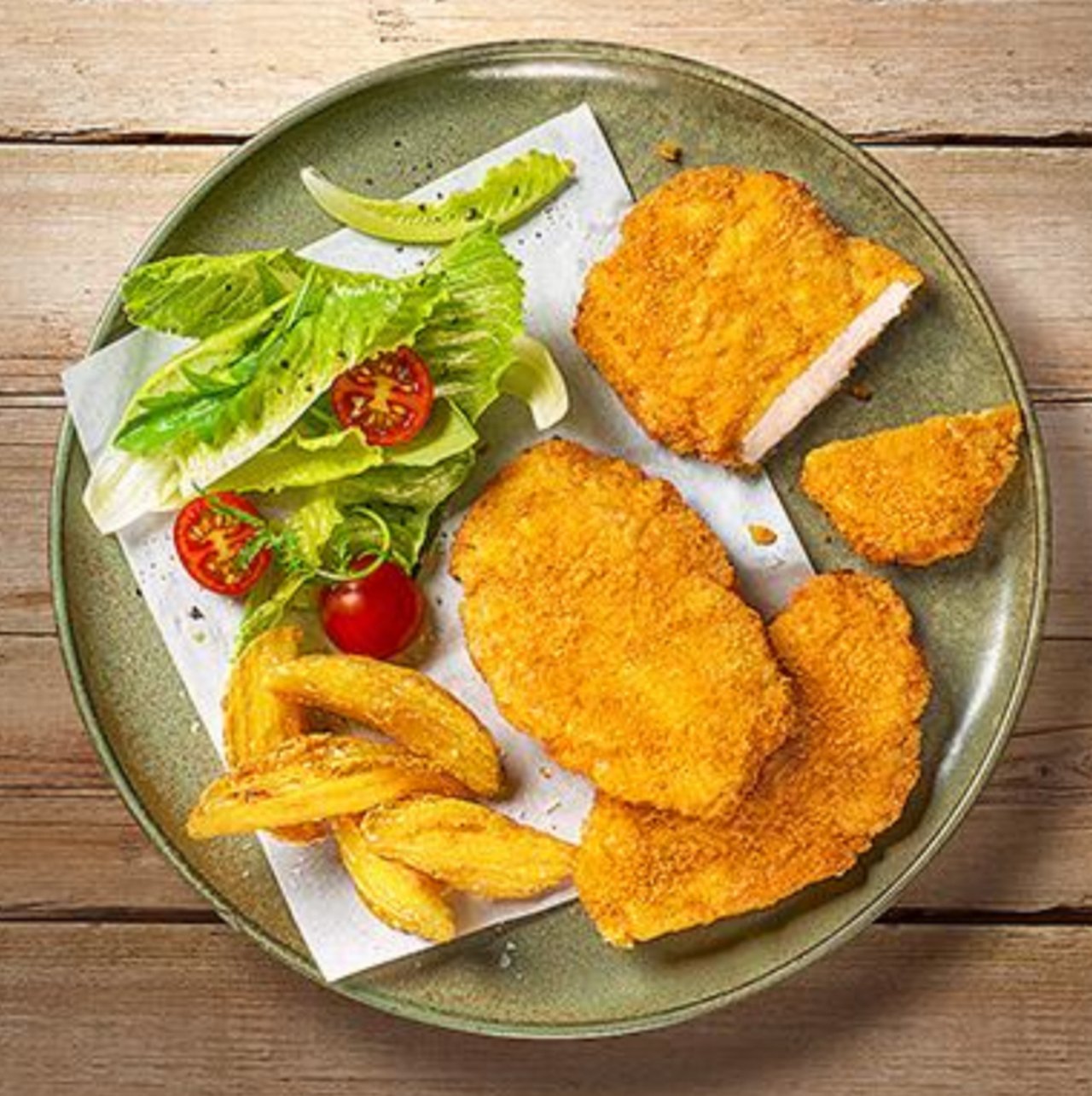 Hähnchenschnitzel paniert