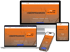 Webseite von Postdienst Oberfranken auf mehreren Geräten