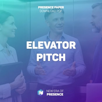 Titelbild des Presence Papers „Elevator Pitch“ von NEOP