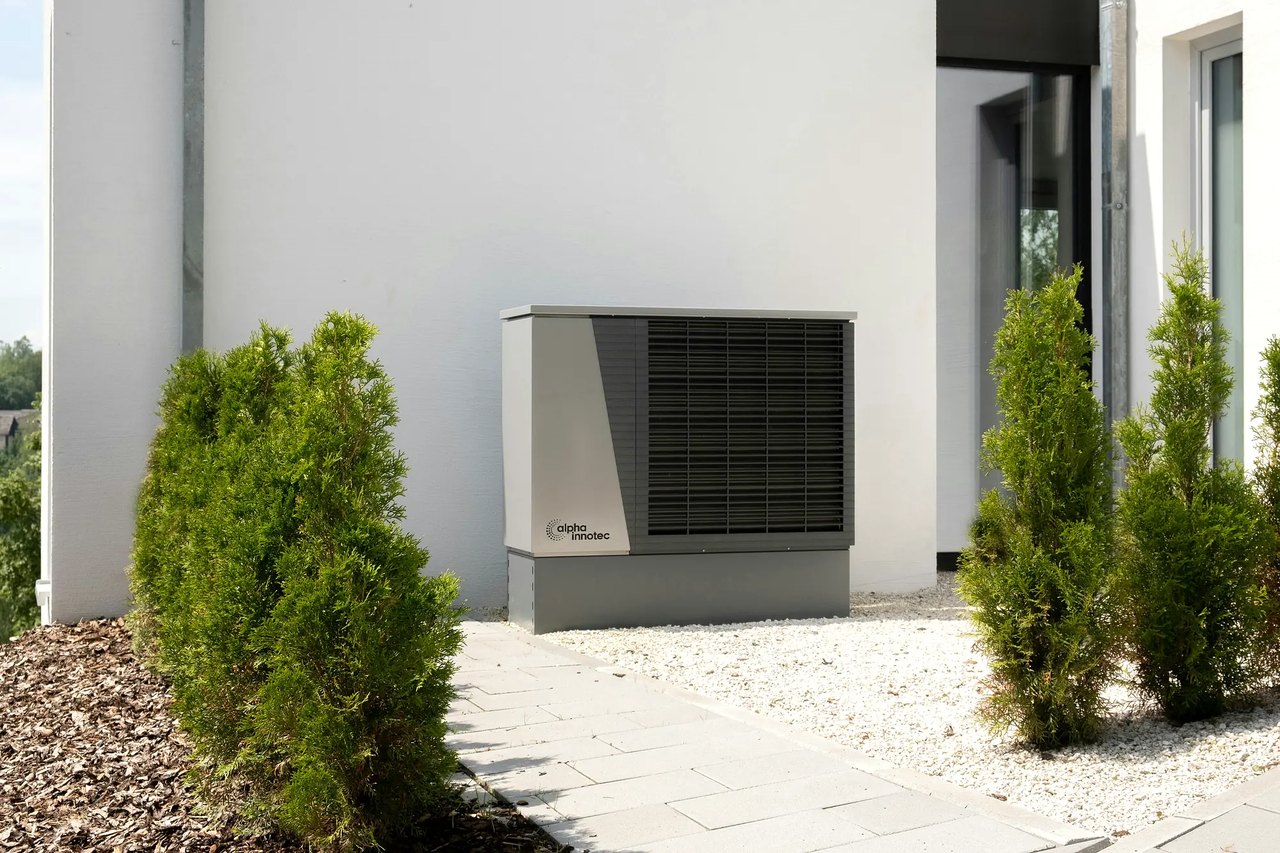 Wärmepumpe am Neubau