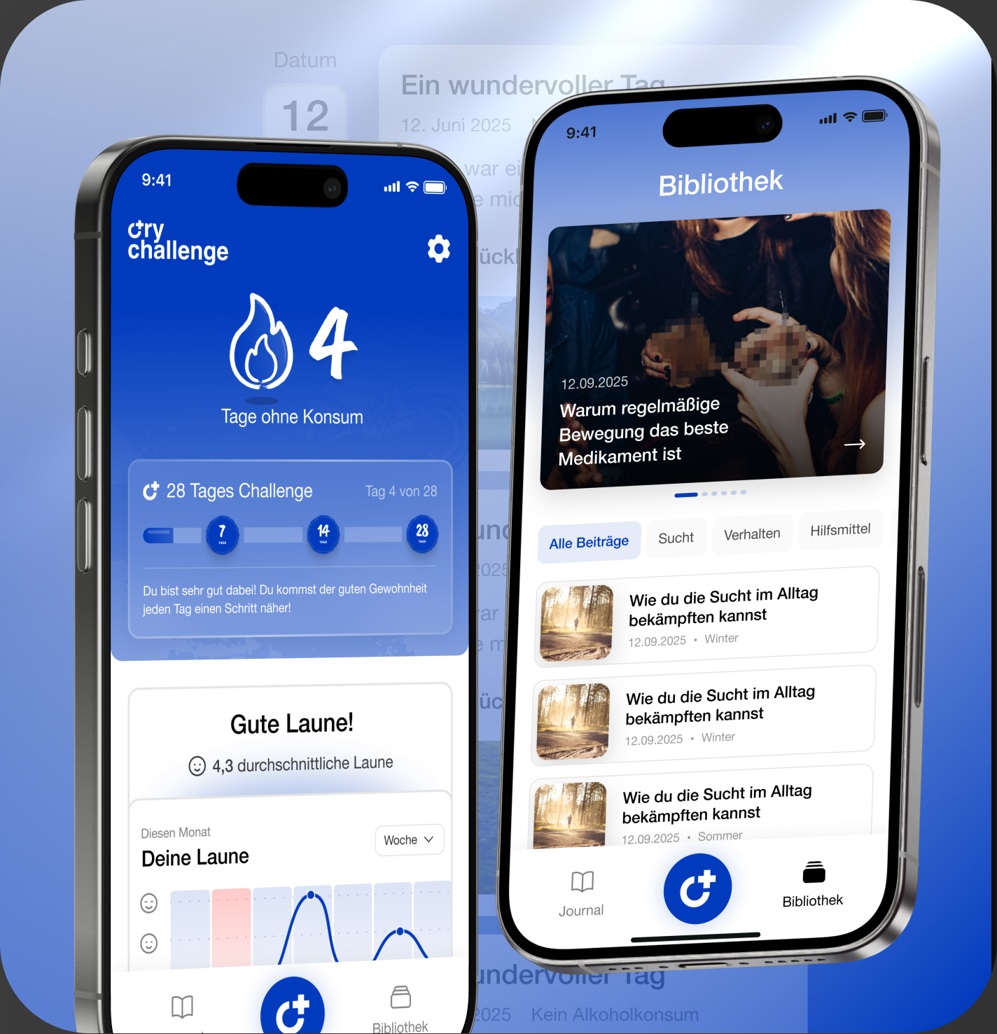 Dry Challenge App – entwickeln lassen bei NXT YOU