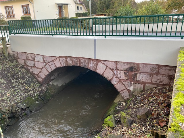 Brücke Oberthal · Natursteinbogen