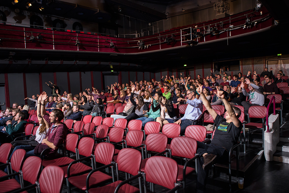 Beatboxing with Massive Beats Crew at the Late Night Concert, Voices of Spirit 2015, Graz