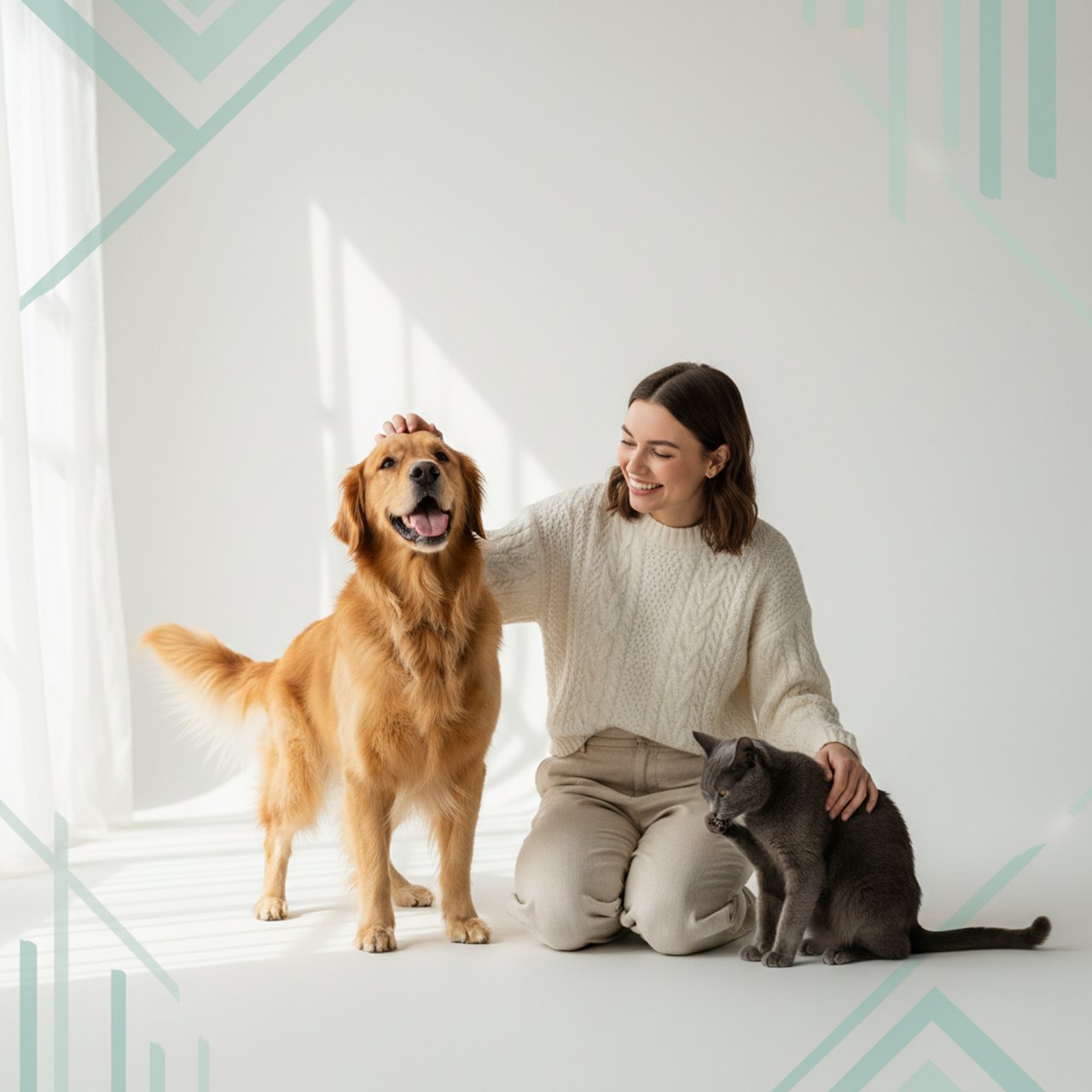 Dog and cat