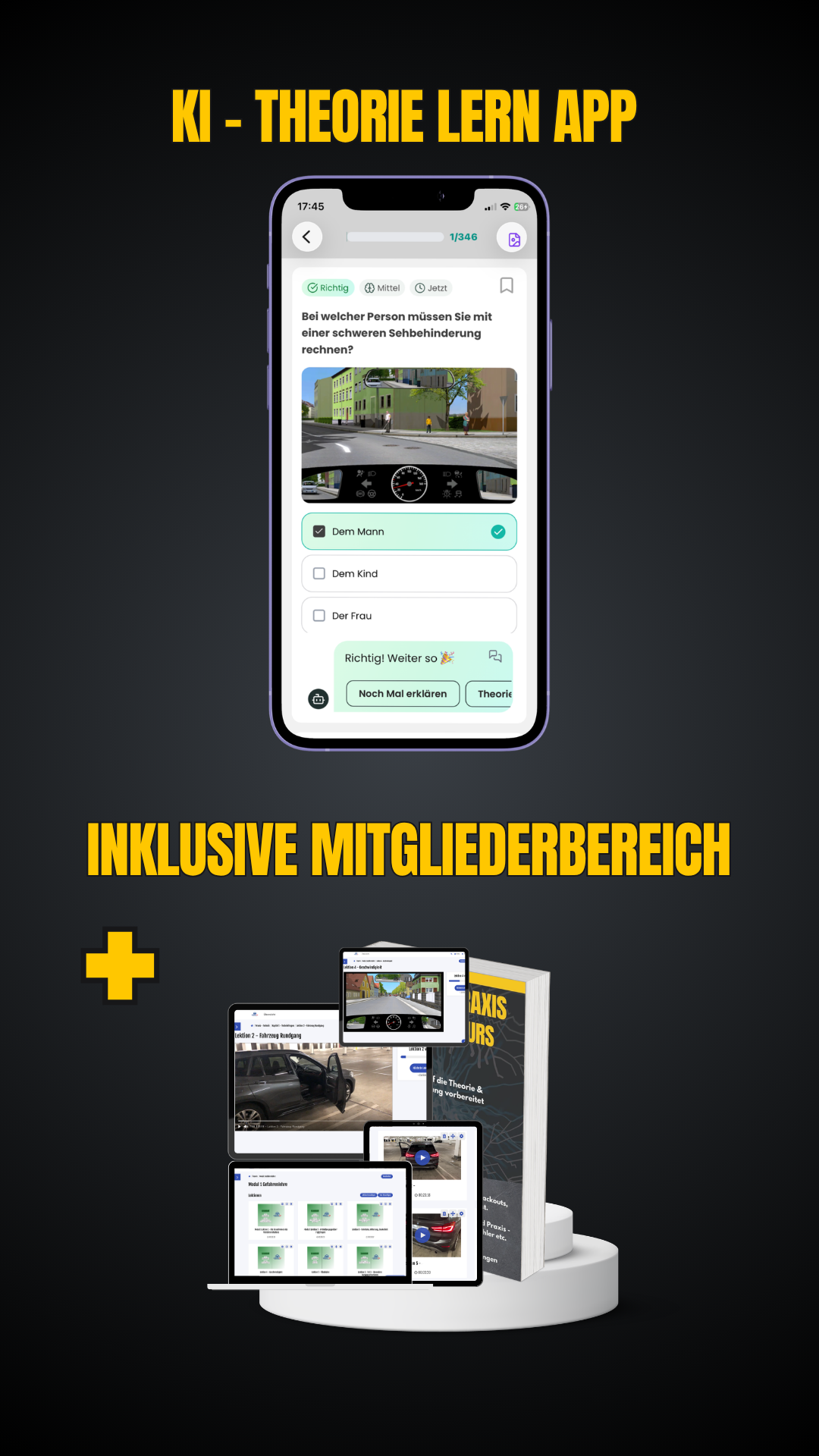 🚀Ultimative Vorbereitung! Fragen beantworten und zugleich erklärt bekommen.