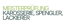 Grüner Schriftzug Meisterprüfung Karosserie, Spengler, Lackierer auf schwarzem Hintergrund.