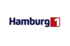 Hamburg 1 logo: "Hamburg" in blue, followed by a red square with a white "1" inside.