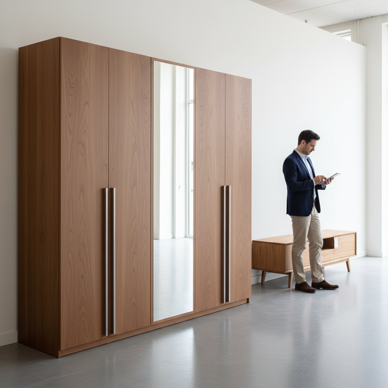 Modern Teak 4-Door