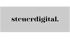 steuertdigital. auf grauem Hintergrund