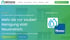 Reinova Fassadenreinigung Website-Header mit Text „Reinigung statt Neuanstrich“ und Logo von Hermes Reinigungssysteme.