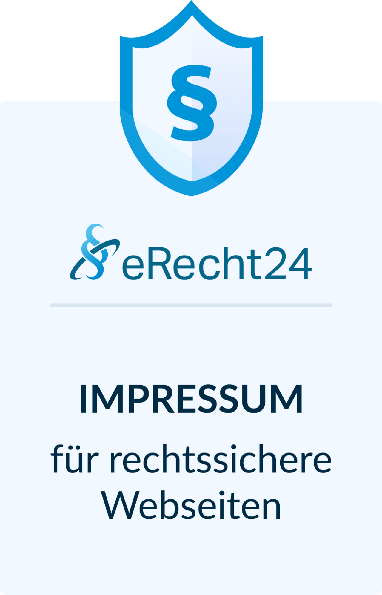 eRecht24 – Impressum für rechtssichere Webseiten