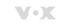 Gray "Vox" logo on a dark green background.