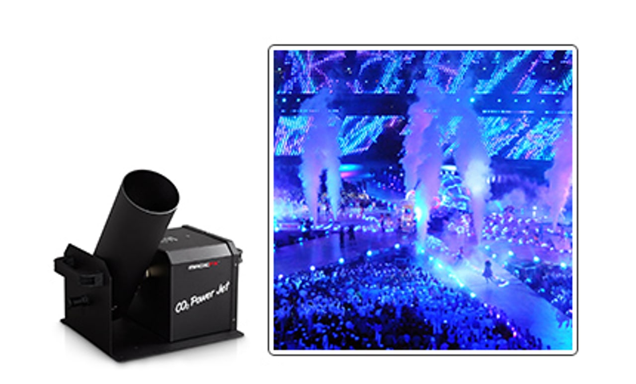 CO2 Power Jet Showeffekt