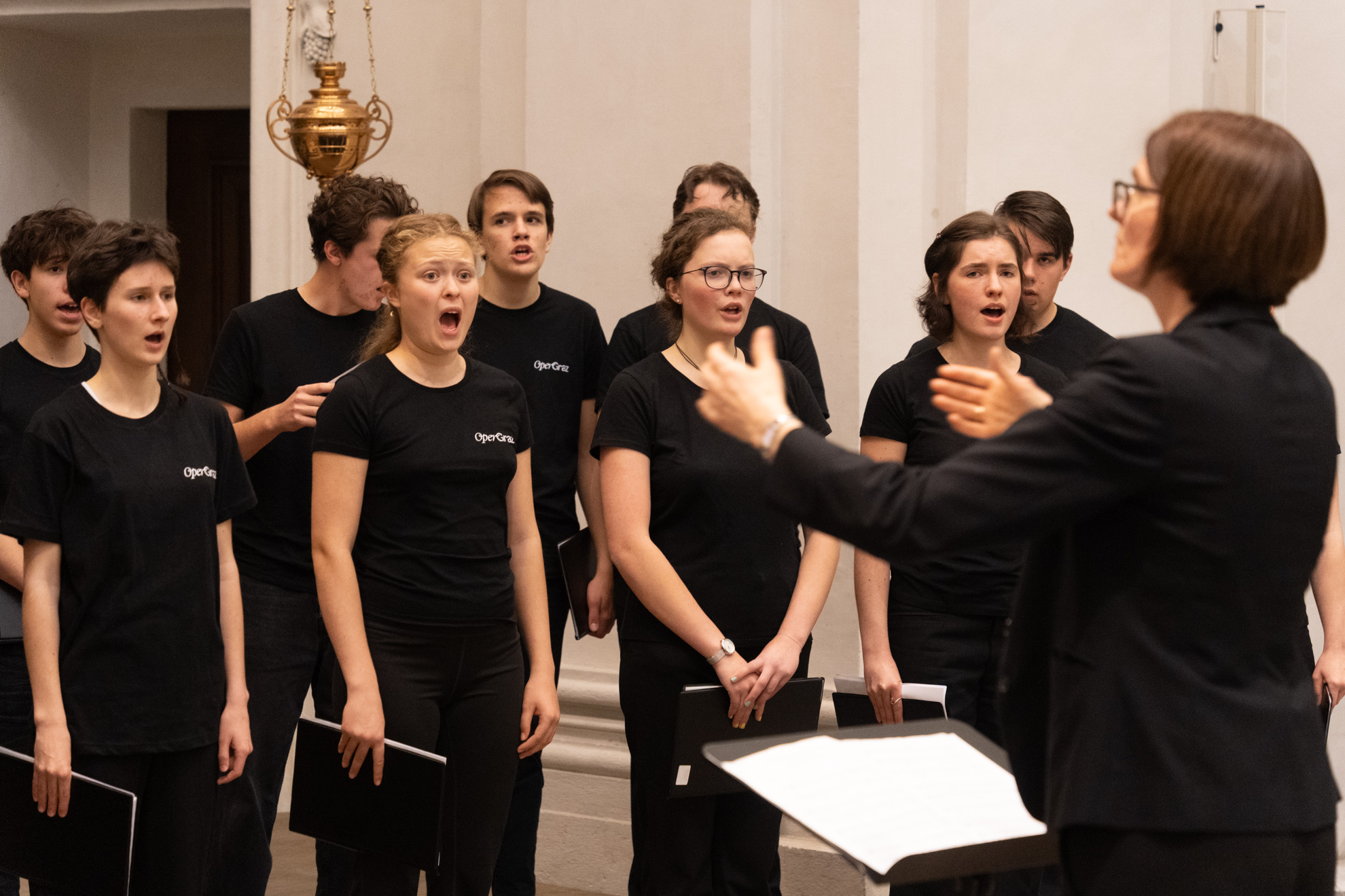 Jugendchor der Oper Graz in the Mausoleum at the Long Night of Choirs, Voices of Spirit 2025, Graz