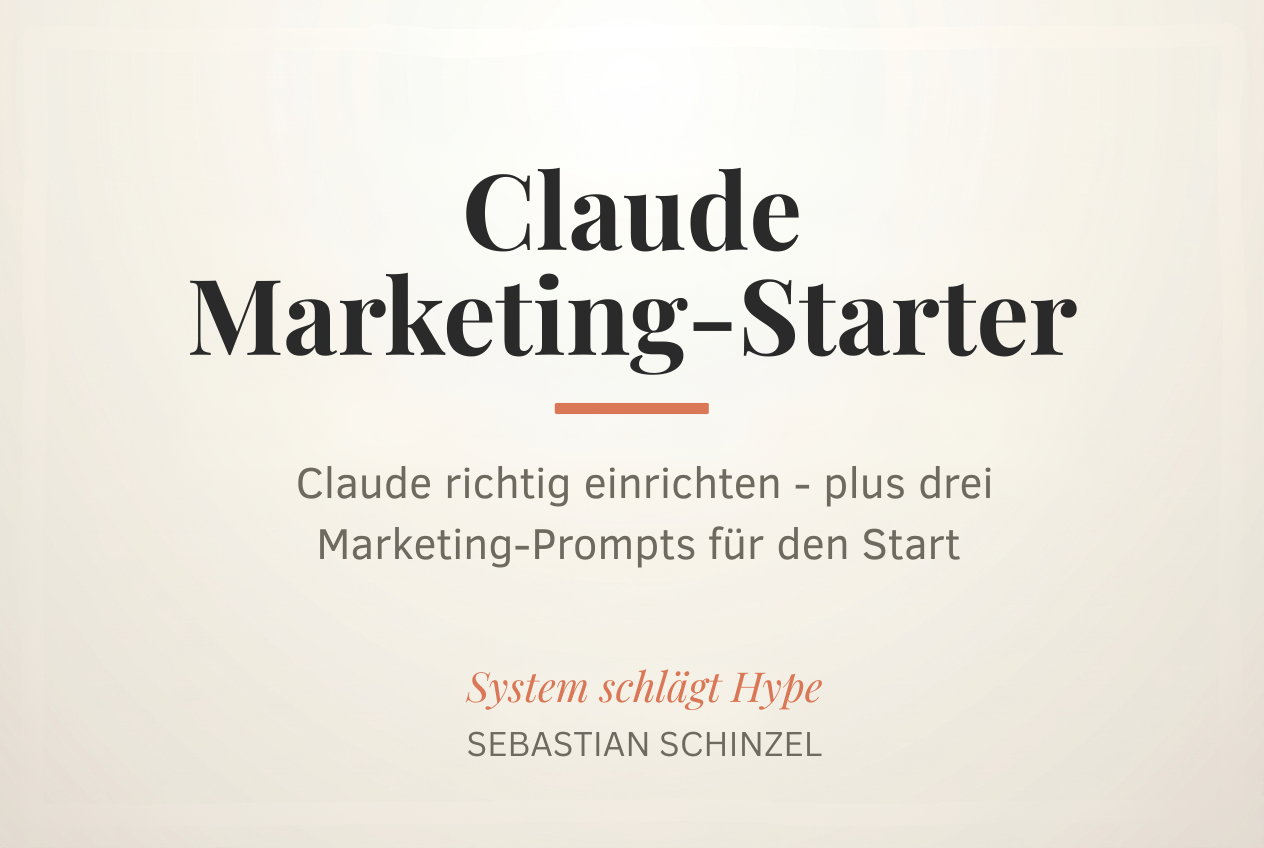 Cover Claude Marketing Starter