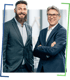 Gemeinsames Porträtfoto von Wolfgang Weber und Julian Bolz