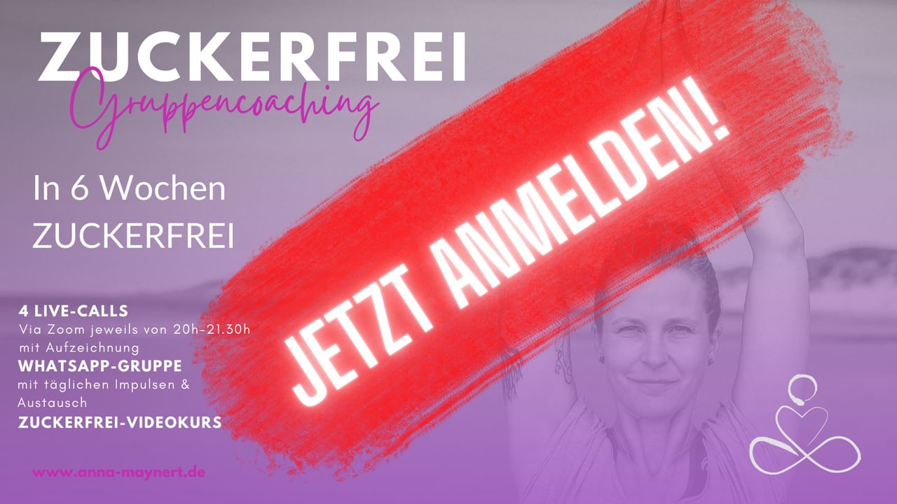 Zuckerfrei-Gruppencoaching mit Anna Maynert