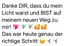 Text: "Danke DIR, dass du mein Licht warst und BIST auf meinem neuen Weg zu mir! Das war heute genau der richtige Schritt" mit Emojis.