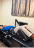 Chiropractic posture correction therapy on male patient