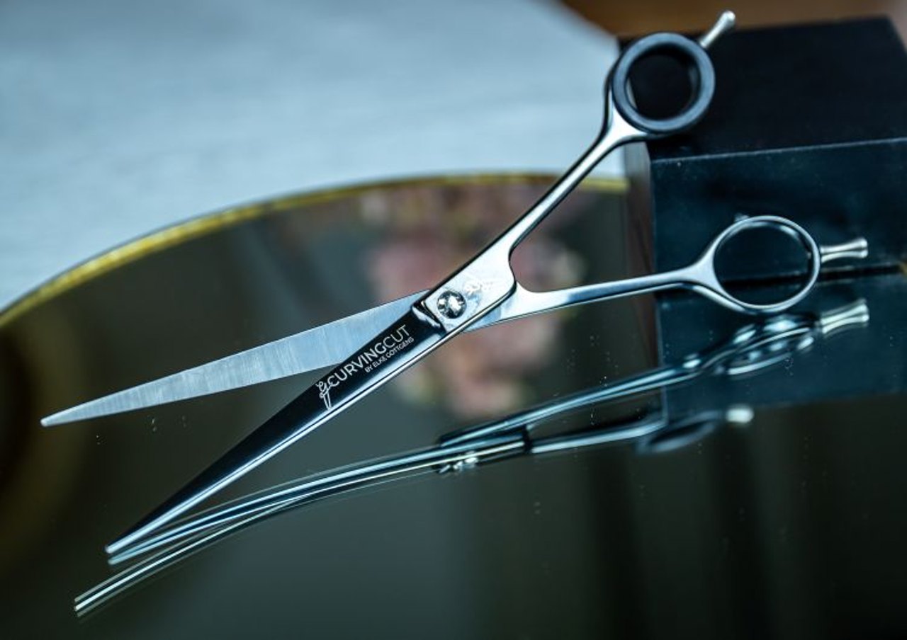 Curving Cut Schere CURV9 in Titan schwarz