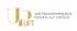 Goldenes Uplift-Logo mit Slogan: Wir programmieren Frauen auf Erfolg.