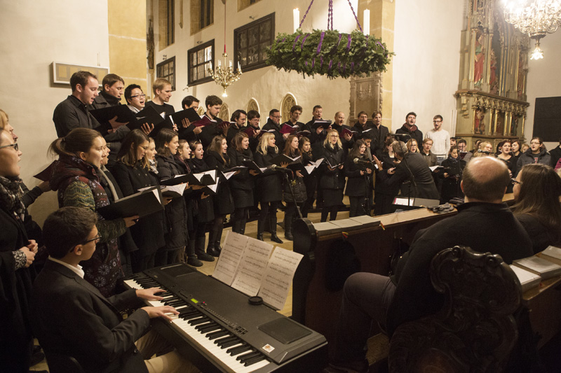 Joint closing song of the Stadtpfarrkirche finale, Voices of Spirit 2014, Graz