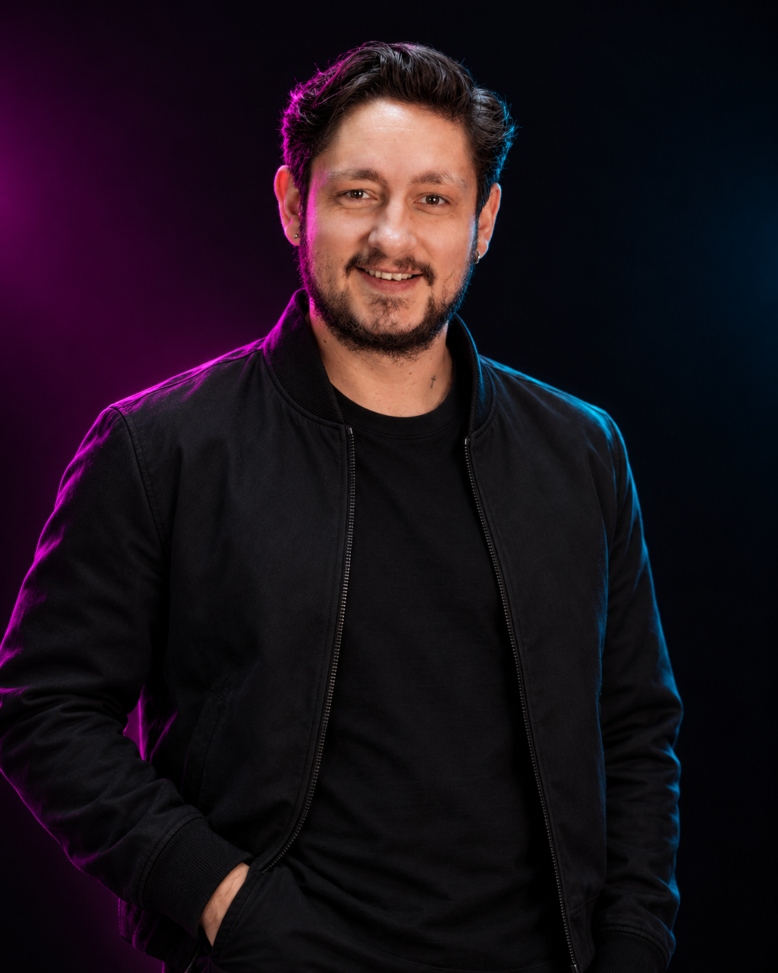 KI-inszeniertes Porträt von Max Koester