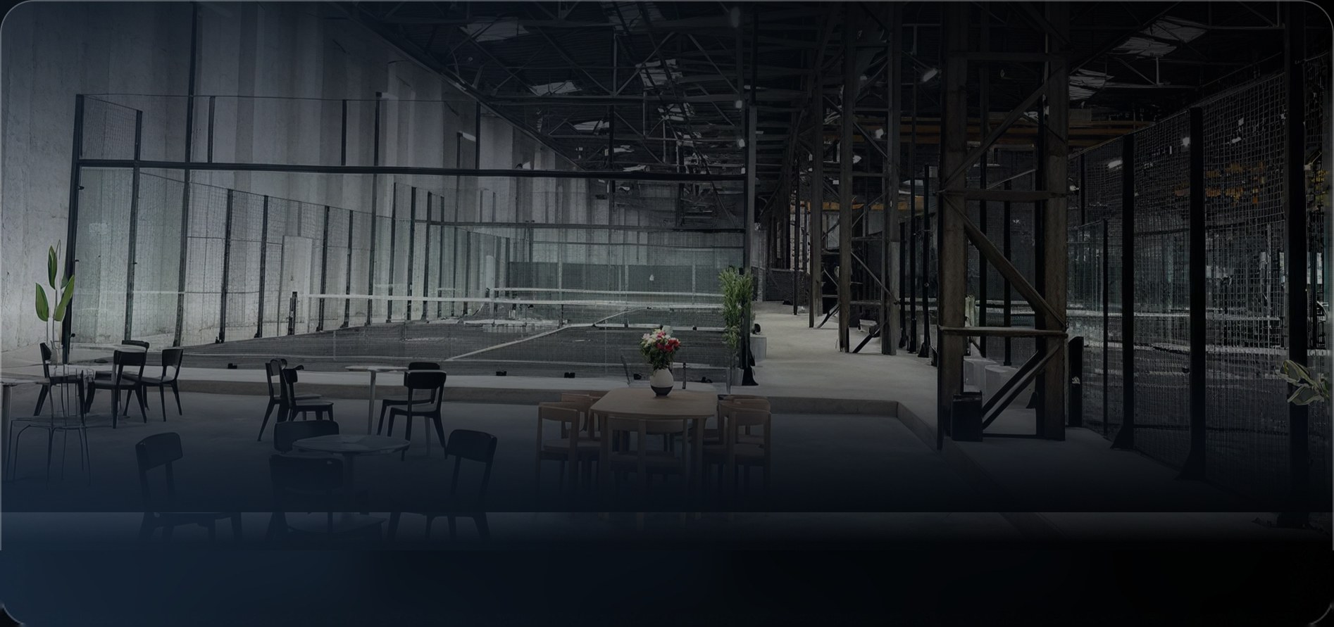 Innenansicht mitte – oskar Boutique Padel Club Köln