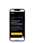 Screenshot einer mobilen Webseite für einen DJ-Service, mit dunklem Hintergrund und gelber Schrift.