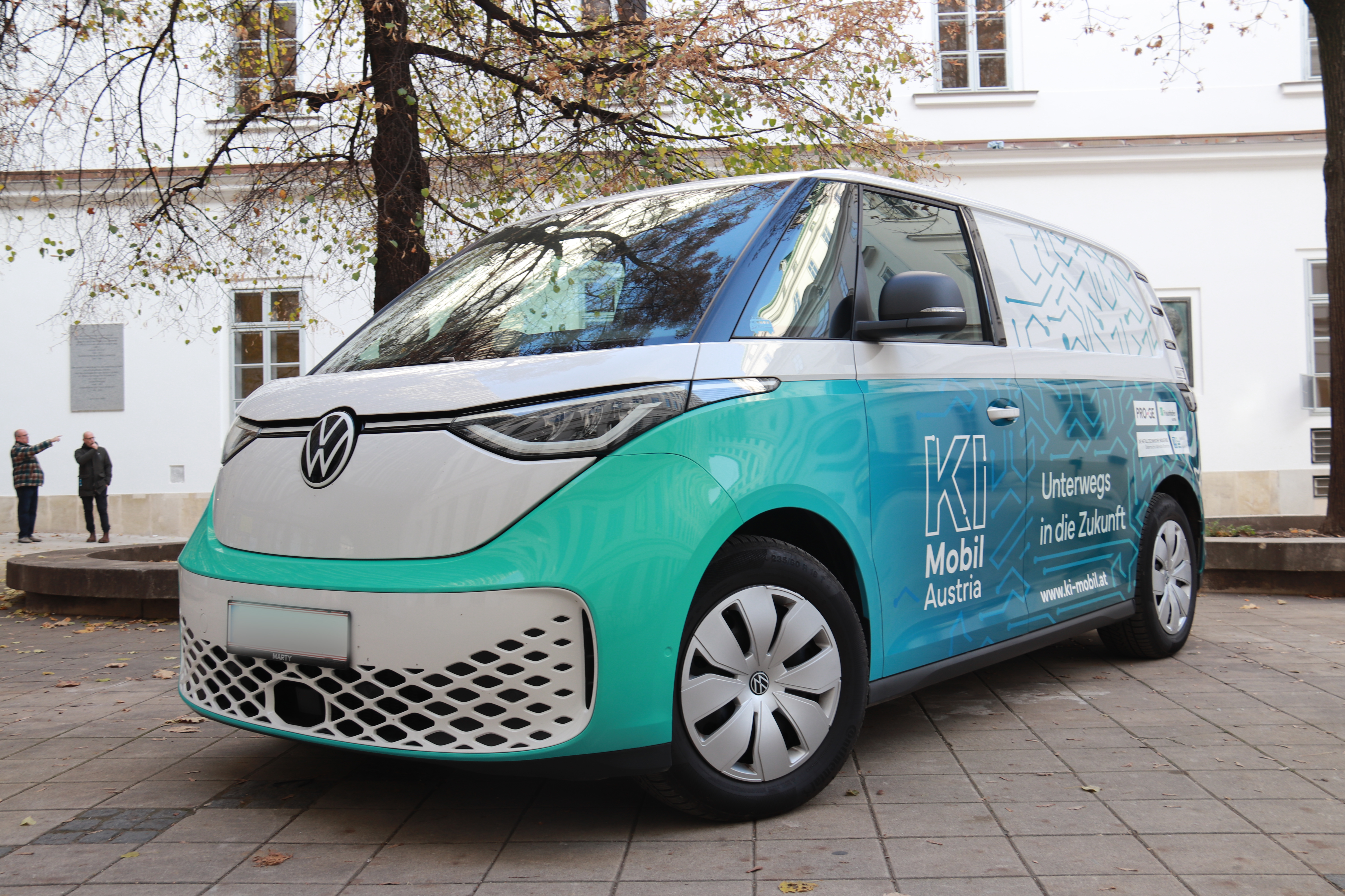 Das KI-Mobil Austria auf einer Veranstaltung