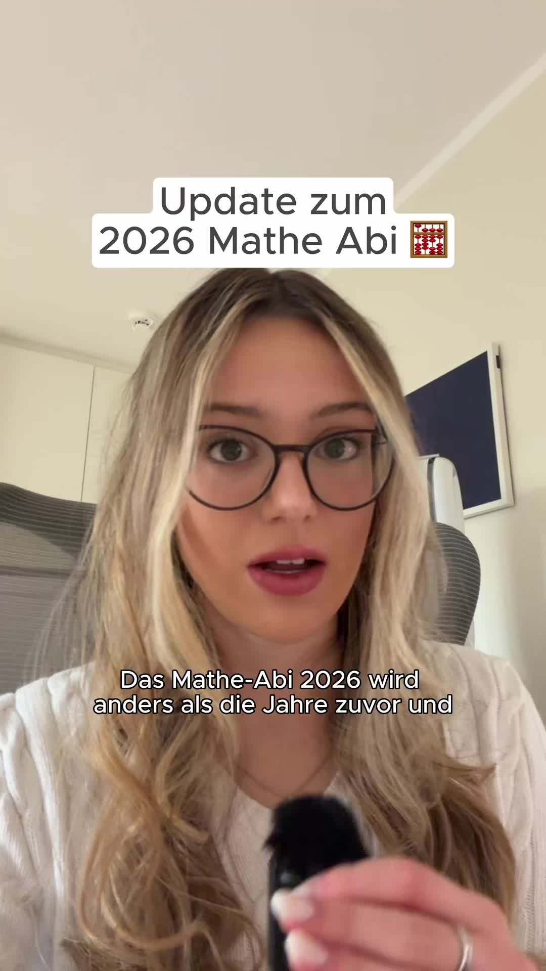 Standbild aus dem Video mit dem Update zum Mathe-Abitur 2026
