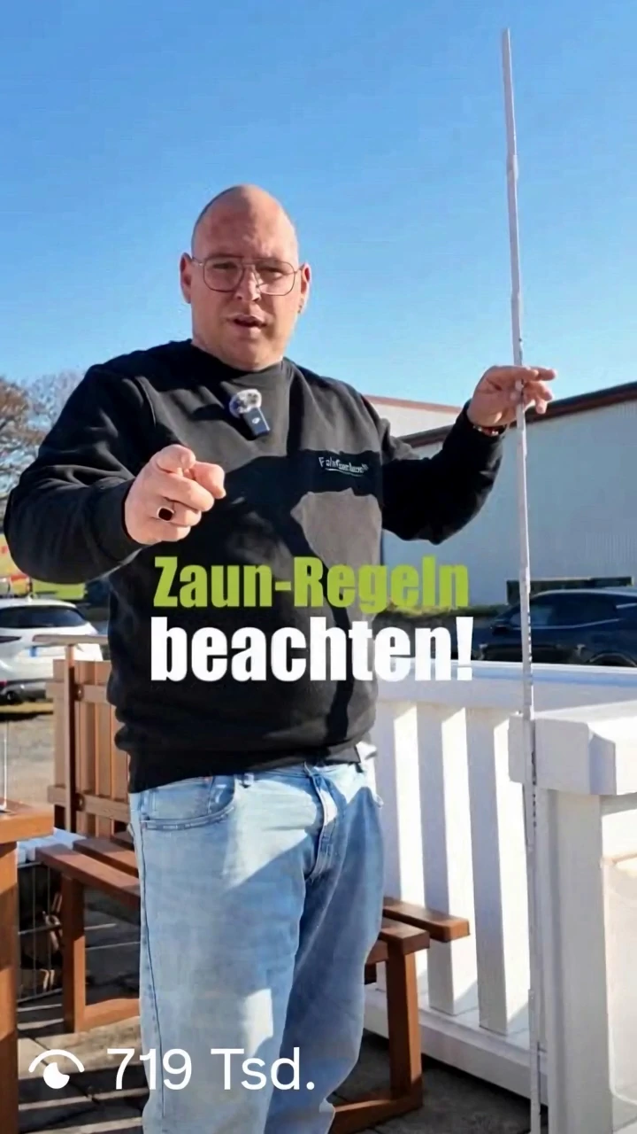 Reel für FairGarden zum Thema Zaun-Regeln, 719 Tausend Aufrufe