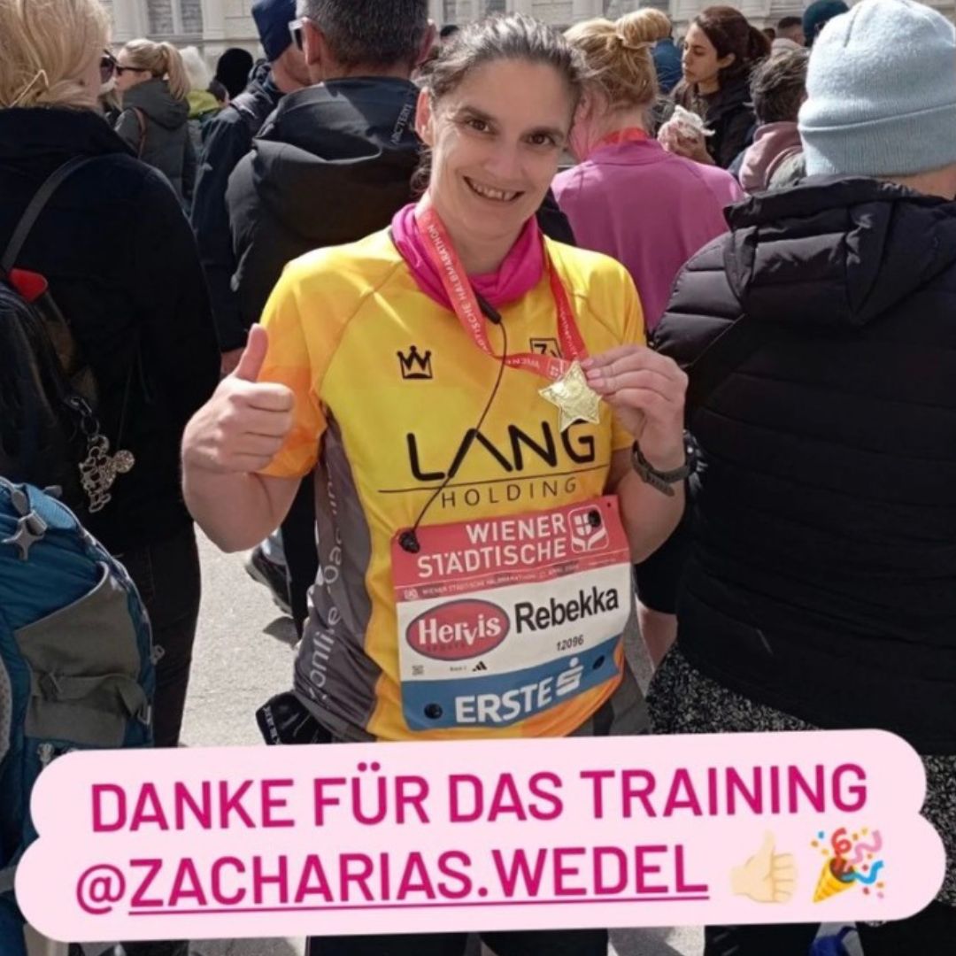 Athlet an der Ziellinie